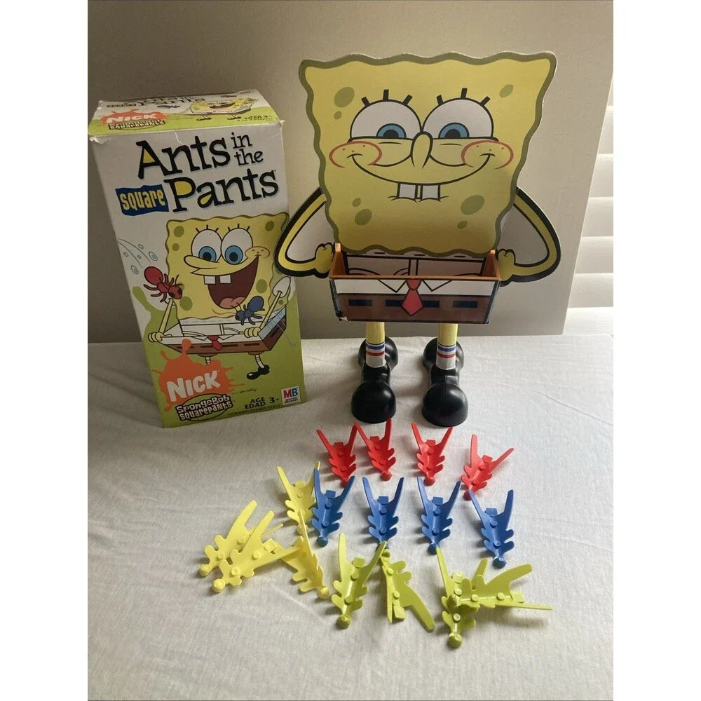 2005 Vintage SpongeBob Ants in the Square Pants Nickelodeon Game Complete Game